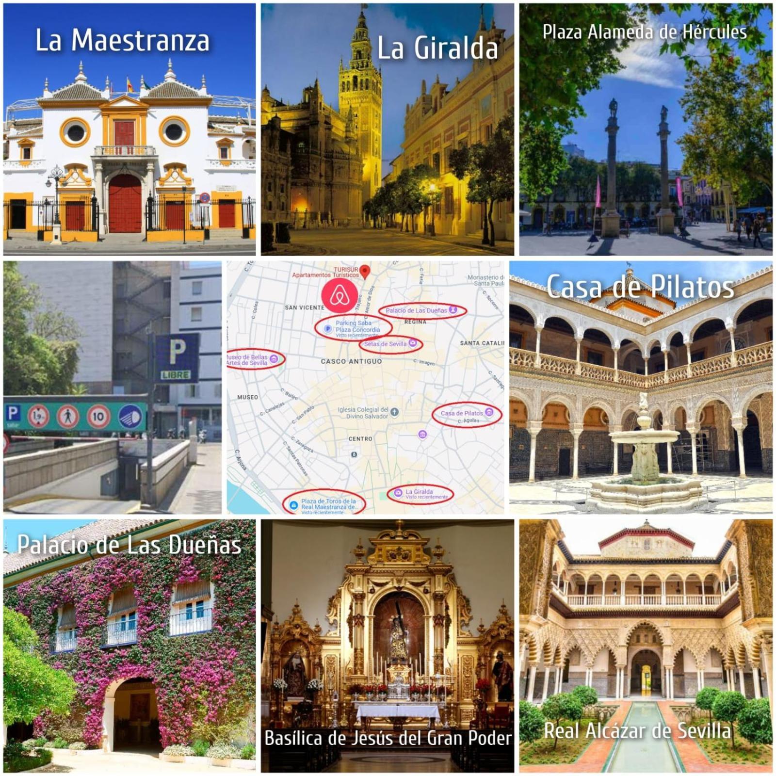 Apartamento En Sevilla Centro Con Vistas A La Plaza Alameda De Hercules - Hasta 7 Personas Zewnętrze zdjęcie
